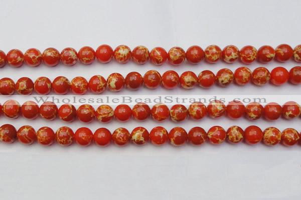 CDE2004 15.5 inches 12mm round dyed sea sediment jasper beads