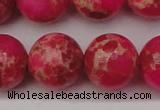 CDE2019 15.5 inches 20mm round dyed sea sediment jasper beads