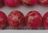 CDE2021 15.5 inches 24mm round dyed sea sediment jasper beads