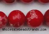 CDE2032 15.5 inches 24mm round dyed sea sediment jasper beads