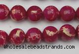 CDE2035 15.5 inches 8mm round dyed sea sediment jasper beads