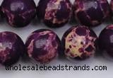 CDE2051 15.5 inches 18mm round dyed sea sediment jasper beads