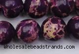 CDE2052 15.5 inches 20mm round dyed sea sediment jasper beads