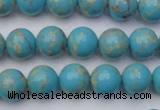 CDE2057 15.5 inches 8mm round dyed sea sediment jasper beads