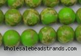 CDE2069 15.5 inches 10mm round dyed sea sediment jasper beads