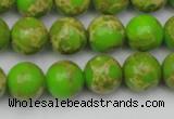 CDE2070 15.5 inches 12mm round dyed sea sediment jasper beads