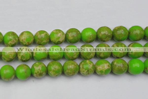 CDE2075 15.5 inches 22mm round dyed sea sediment jasper beads