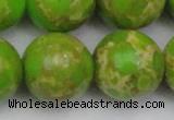 CDE2076 15.5 inches 24mm round dyed sea sediment jasper beads