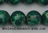 CDE2084 15.5 inches 18mm round dyed sea sediment jasper beads