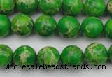 CDE2222 15.5 inches 8mm round dyed sea sediment jasper beads