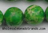 CDE2230 15.5 inches 24mm round dyed sea sediment jasper beads