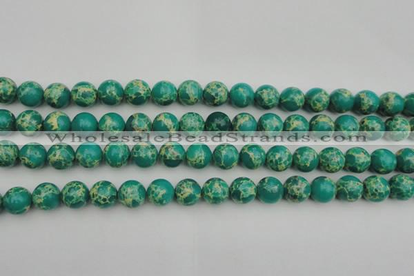 CDE2245 15.5 inches 10mm round dyed sea sediment jasper beads