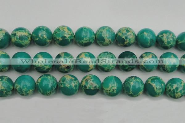 CDE2251 15.5 inches 22mm round dyed sea sediment jasper beads