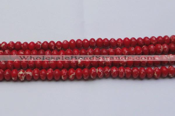 CDE2622 15.5 inches 15*20mm rondelle dyed sea sediment jasper beads