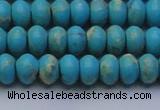 CDE2642 15.5 inches 8*12mm rondelle dyed sea sediment jasper beads