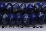 CDE2686 15.5 inches 15*20mm rondelle dyed sea sediment jasper beads