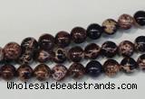 CDE361 15.5 inches 6mm round dyed sea sediment jasper beads