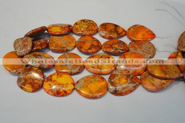 CDE580 20*25mm - 28*35mm freeform dyed sea sediment jasper beads