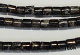 CDE670 15.5 inches 6*6mm tube dyed sea sediment jasper beads