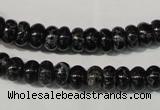 CDE685 15.5 inches 5*8mm rondelle dyed sea sediment jasper beads