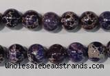 CDE696 15.5 inches 10mm round dyed sea sediment jasper beads