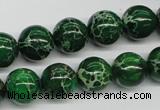 CDE70 15.5 inches 12mm round dyed sea sediment jasper beads