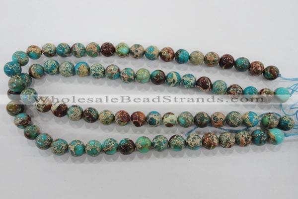 CDE804 15.5 inches 11mm round dyed sea sediment jasper beads wholesale