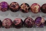 CDE834 15.5 inches 12mm round dyed sea sediment jasper beads wholesale