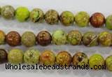 CDE861 15.5 inches 6mm round dyed sea sediment jasper beads wholesale