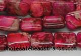 CDI20 16 inches 12*16mm rectangle dyed imperial jasper beads