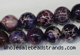 CDI364 15.5 inches 12mm round dyed imperial jasper beads