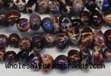 CDI390 15.5 inches 6*9mm nugget dyed imperial jasper beads