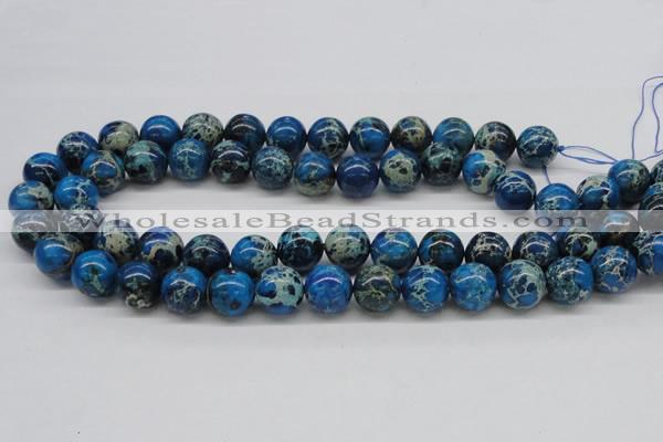 CDI46 16 inches 14mm round dyed imperial jasper beads wholesale