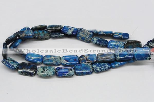 CDI56 16 inches 18*25mm rectangle dyed imperial jasper beads wholesale