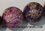 CDI699 15.5 inches 24mm round dyed imperial jasper beads