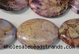 CDI712 15.5 inches 22*30mm oval dyed imperial jasper beads