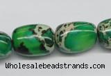 CDI74 16 inches 15*20mm nuggets dyed imperial jasper beads wholesale