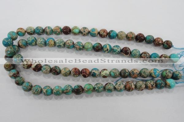 CDI804 15.5 inches 11mm round dyed imperial jasper beads wholesale