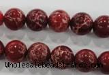 CDI823 15.5 inches 10mm round dyed imperial jasper beads wholesale