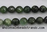 CDJ263 15.5 inches 10mm faceted round Canadian jade beads wholesale