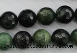 CDJ265 15.5 inches 14mm faceted round Canadian jade beads wholesale