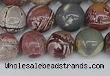 CDJ403 15.5 inches 10mm round sonoran dendritic jasper beads