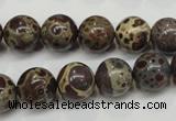 CDM05 15.5 inches 12mm round African dalmatian jasper beads