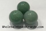 CDN1072 30mm round green aventurine decorations wholesale