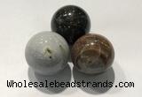 CDN1093 30mm round agate decorations wholesale