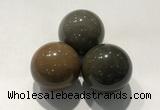 CDN1125 30mm round jasper decorations wholesale