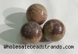 CDN1141 30mm round jasper decorations wholesale