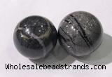 CDN1294 40mm round picasso jasper decorations wholesale