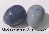 CDN1359 35*45mm egg-shaped blue aventurine decorations wholesale