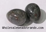 CDN1389 35*45mm egg-shaped African bloodstone decorations wholesale